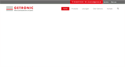 Desktop Screenshot of getronic.de