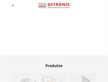 Tablet Screenshot of getronic.de